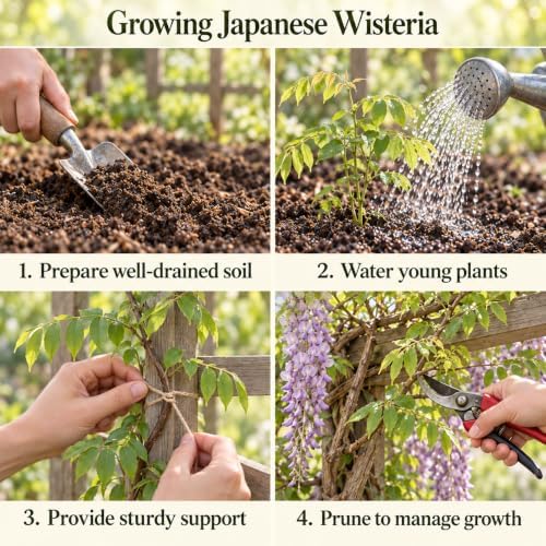10 Japanese Wisteria Heirloom Seeds for Planting - Image 4