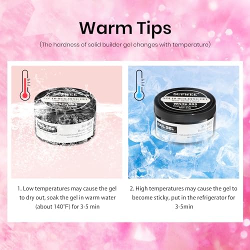 Solid Builder Gel for Nail Extension Non Stick Hand Scupture Hard Gel - Image 2