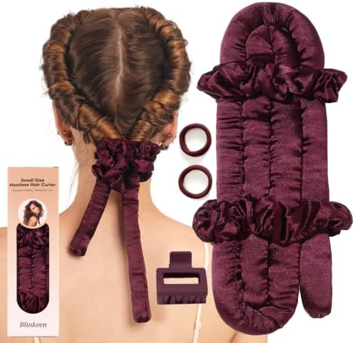 Small Size Heatless Hair Curler for tighter, more defined curls by SimplifyYourBeautyRoutine