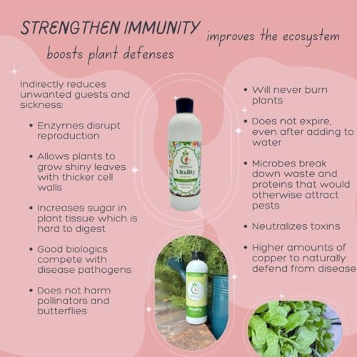 VermisTerra Vitality 16 oz - 4 Pack (64 oz) Plant Food, Promotes Health and Amazing Growth for Vegetables, Fruit, Houseplants - Non-Toxic, Living Enzymes, Gentle - Will Not Burn - Image 3