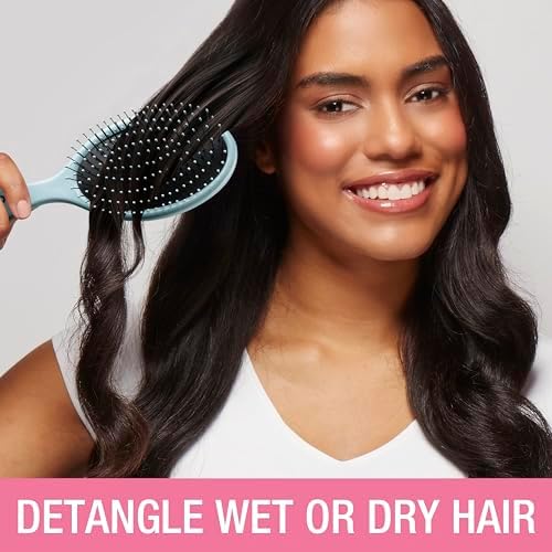 Conair Detangling Hair Brush Set, Wet or Dry Hair, 3-Pack - Image 4