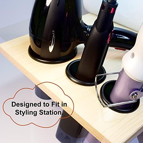 Salon Hair Styling Station Dryer Curling Iron Appliance Hot Iron Holder Tube Package Salon Station Organizer Hot Iron Holder Tube 3inch and 2pcs 2inch Open End - Image 5
