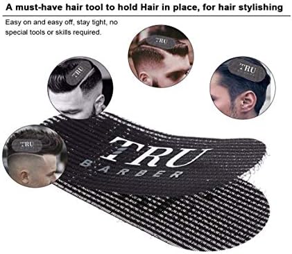 TRU BARBER HAIR GRIPPERS ® 3 COLORS BUNDLE PACK 6 PCS for Men and Women - Salon and Barber, Hair Clips for Styling, Hair holder Grips (Red/White/Black) - Image 3