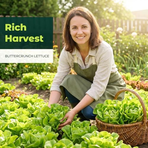 Buttercrunch Lettuce Seeds – 2500 Heirloom Seeds for Planting, Butter Lettuce Seeds for Indoor Outdoor Hydroponic Home Garden - Image 5
