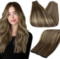 Full Shine Genius Weft Hair Extensions Real Human Hair 18 Inch 80g by FullShine