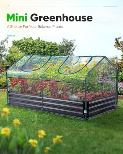 Quictent Mini Greenhouse for Indoor Outdoor, Portable Quick-Setup Tabletop - Image 2