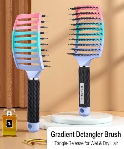 Detangling Brush for Women & Kids, Wet & Dry Hair, All Hair Types - Image 2