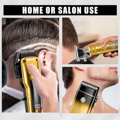 3-in-1 Cordless Hair Clippers for Men, Beard Trimmer & Foil Shaver - Image 2