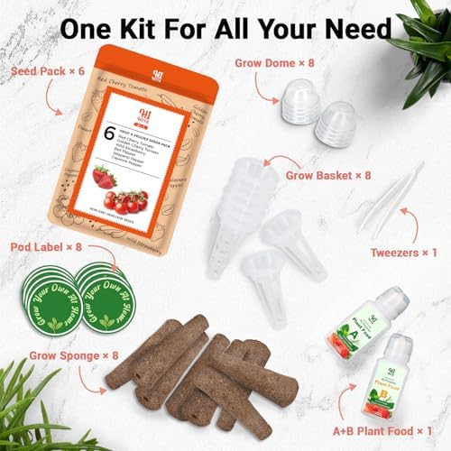 Strawberry Seed Pods for All Hydroponics Growing System, 8 Pods with 600+ Seeds of Cherry Tomato, Jalapeno Pepper, Cayenne Pepper, Strawberry and Bell Pepper - Image 2