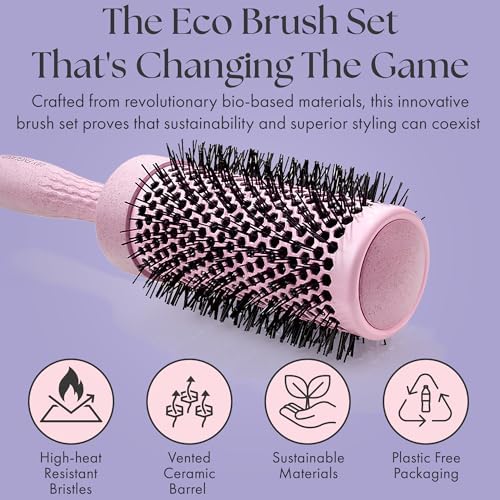 Lily England Round Brush Set for Blow Out 4 Brushes for Voluminous Blowouts - Image 6