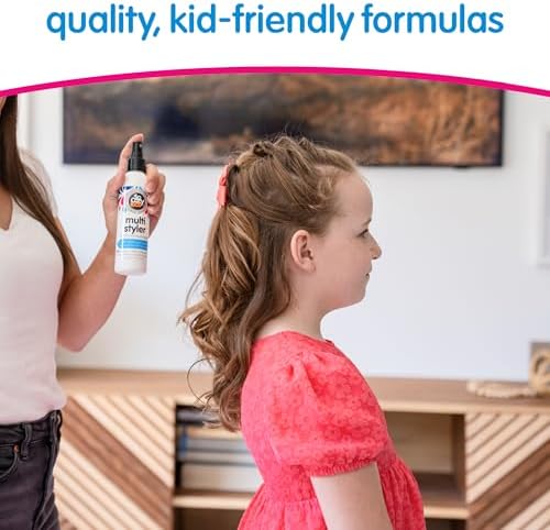 SoCozy Multi Styler,Styling Hair Spray for Kids,Safe for Everyday Use (5.2 Fl Oz) Holds Like a Light Gel,Gentle Formula with Quinoa,Vitamin B5&Aloe,No Parabens,Sulfates or Synthetic Colors,(Pack of 2) - Image 4