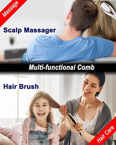 Winyoung Scalp Massager, Electric Scalp Massage Brush, Hair Massage Brush, Electric Head Scratcher, Massage Comb with Soft Rubber - Image 5