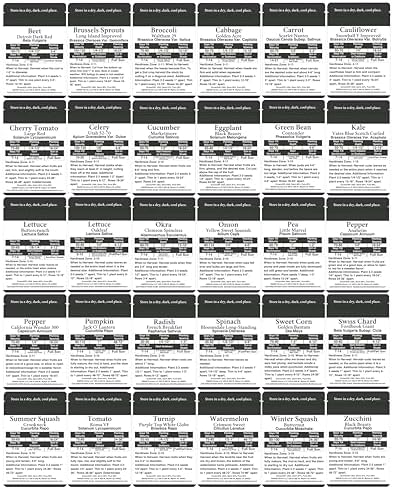 30,000+ Non-GMO Heirloom Seeds, 30 Fruit & Vegetable Varieties - Image 2