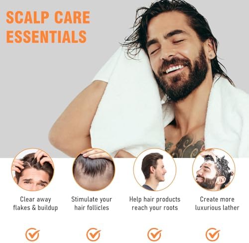 YEALIR Silicone Scalp Scrubber, Shampoo Brush for Dandruff & Build Up - Image 2