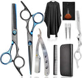 Hair Cutting Scissors Hair Shears Set, Fcysy Professional Barber Shears Thinning Scissors Kit for Haircutting, Hairdressing Shears Salon Accessories for Women Men by Fcysy