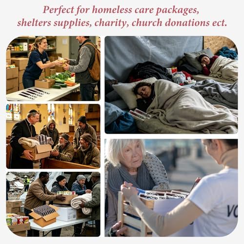 240 Pack Hair Brushes Bulk for Homeless Supplies, Individually Wrapped Travel Hair Brush for Shelter Donation Church Hygiene Toiletries Kits Operation Bulk Christmas Child Item Gifts - Image 5