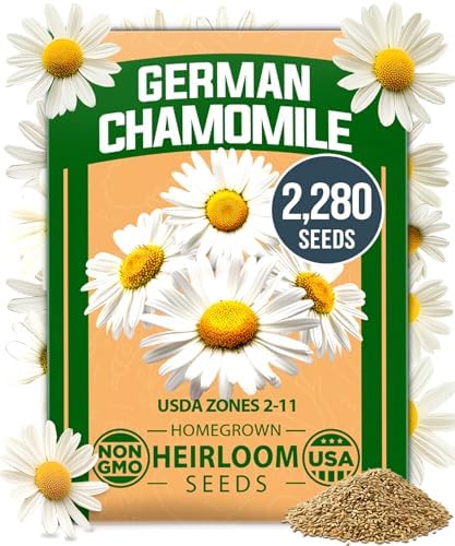 HOME GROWN Herb & Flower Seed Collection – Chamomile, Marigold, Catnip & White Sage – 7,487+ USA Heirloom Non-GMO Seeds for Planting Indoors or Outdoors - Image 2
