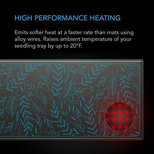 AC Infinity SUNCORE A1, Waterproof Seedling Heat Mat 3" x 20" - Image 3