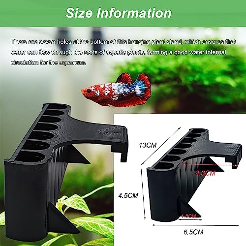 2PC 7 Holes Upgraded Aquarium Plant Holder, Aquatic Plants Cup for Tank - Image 6