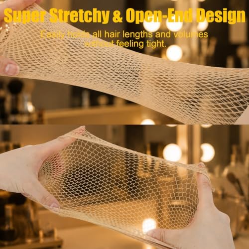 2PCS Brown Wig Caps, Breathable Hair Net for Women Non Slip - Image 3