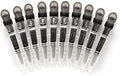 10pcs/set Multicolor Croc Clips Transparent Plastic Hairdresser Clip Hair Styling Sectioning Barrettes Non Slip Alligator Clip Salon DIY Accessories Hairpins for Women and Girls(10pcs-Black) by Liasun