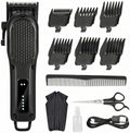 Men's Hair Clippers for Professional Hair Trimmer Cordless Rechargeable Powerful Beard Trimmer Hair Cutting Grooming Tool by NUTCORE