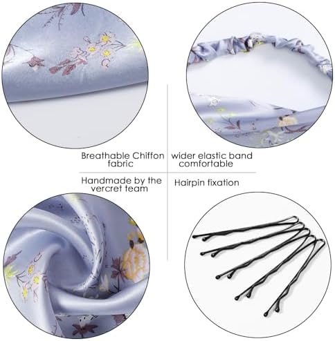 Vercret Hair Scarf Headband for Women,Boho Bandana Pretied Elastic Kerchief - Image 3