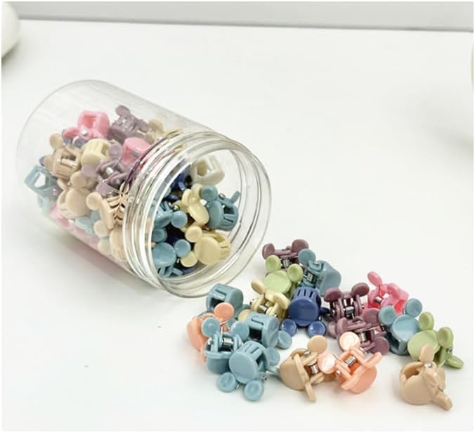 50 PCS Mini Claw Clips Small Hair Clips,Barrettes Hair Accessories Colorful Cute Hair Accessories for Women - Image 5