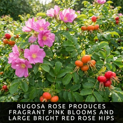 Rugosa Rose Seeds for Planting | 100 Seeds | Fragrant Pink Flowering Shrub - Image 2