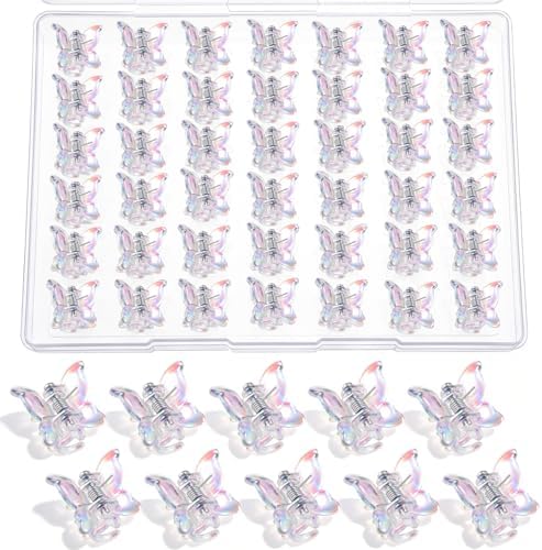 SUMAJU 80Pcs 0.6In Mini Butterfly Hair Claw Clips for Women Girls Barrettes by SUMAJU