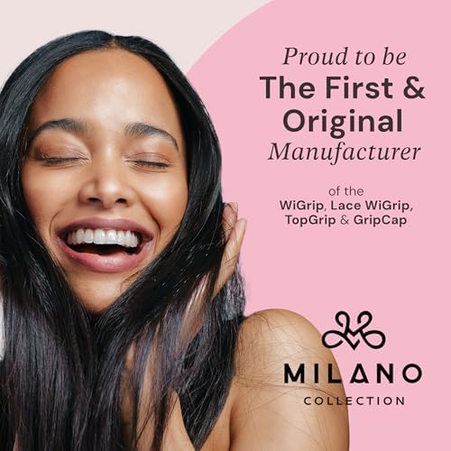 MILANO COLLECTION Wig Grip Caps for Women, Adjustable No Slip Wig Cap with Grip Band, Built-In Secure Elastic HeadBand for Lace Front Styles, Chocolate Brown, 2 Pack - Image 6