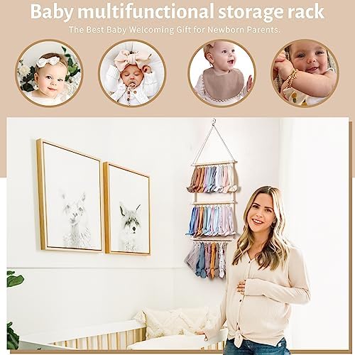 POVETIRE Headband Holder Bow Organizer for Girls, Baby Head Bands Storage - Image 5