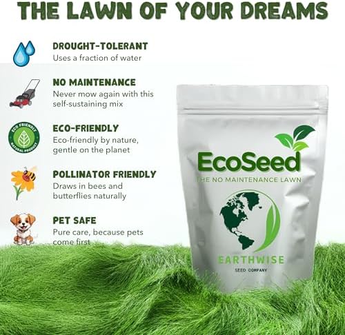 Earthwise EcoSeed Alternative Lawn Seed - 5 lb, 1,000 sq ft - Image 4