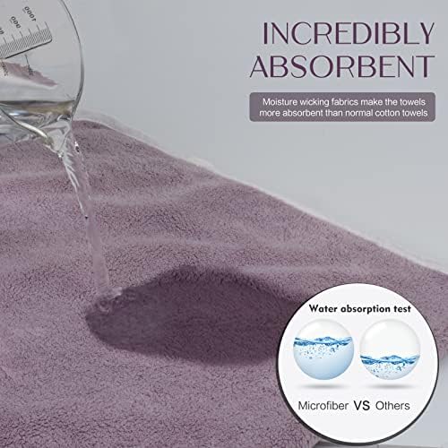 KinHwa Bathroom Hand Towels, Microfiber Face Towels, 16x30 Inch, 2 Pack - Image 4