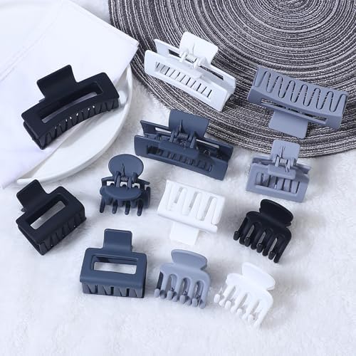 SMKSL 12 Pcs Hair Claw Clips for Women & Girls 3 Styles Hair Accessories - Image 5