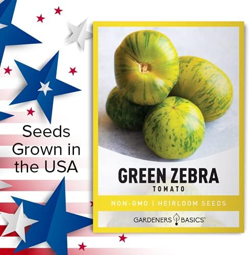 Gardeners Basics Green Zebra Tomato Seeds for Planting Heirloom Non-GMO Seeds for Home Garden Vegetables Makes a Great Gift for Gardening - Image 3