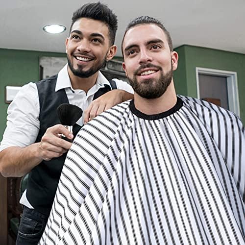 FEBSNOW Barber Cape Professional Hair Cutting Cape with Neck Duster Brush - Image 7