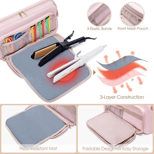Fasrom Hair Tools Travel Bag, Styling Appliance Organizer Case - Image 3