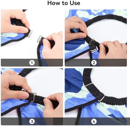 Professional Hair Cutting Cape Waterproof Barber Cape for Men Polyester Hair Styling Cape with Elastic Neckline - Image 4