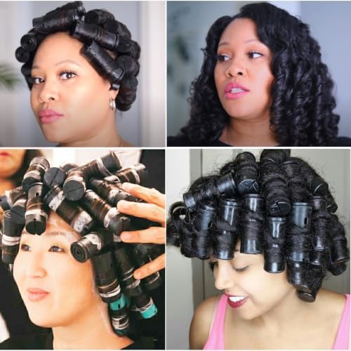 24 Pcs Jumbo Perm Rods,Black Perm Rods,1.18 Inch Large Perm Rod For Hair - Image 6