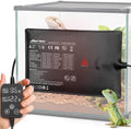 Reptile Heating Pad with Internal Sensor&Thermostat, 8" x 12" 16W Under Tank Heater Mat for 10-40 Gallon Tanks, IP67 Waterproof Safe Heat for Turtles, Bearded Dragons, Snakes, Lizards and Seedling by REPTIMATE
