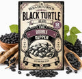 Black Turtle Bean Seeds for Planting, Heirloom Dry Bean Vegetable Seeds, Productive Black Bean Variety for Soups, Burrito Bowls, Dips, Southwestern Recipes and Dry Storage by BraggableGardens