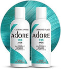 Adore Semi Permanent Hair Color, 195 Jade, 4 Fl Oz (2 Pack) by Adore