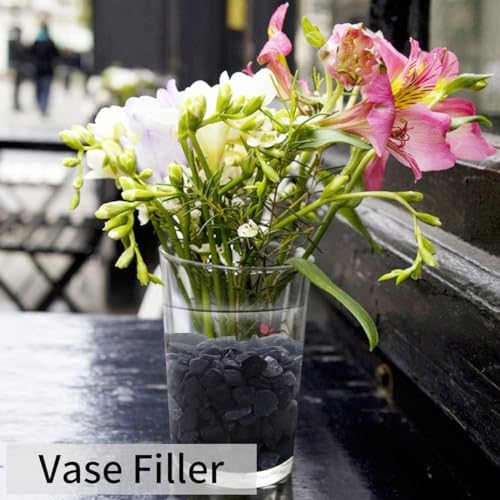FANTIAN 2 lbs Black Gravel for Plants, 3/8 Inch Stones for Vase - Image 4