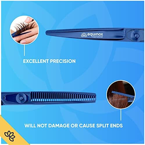 Equinox Professional Hair Scissors Set - Barber & Thinning Shears for Cutting & Grooming, Premium Japanese Stainless Steel Scissors - Image 6
