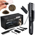 Split-Ender PRO - Original Professional Beauty Tool - Cordless Split End Hair Trimmer for Damaged, Dry, Brittle, Frizzy, Curly or Straight Hair (Black, Professional Kit) by Split-Ender