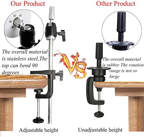 AliLeader Mannequin Head Clamp Stand Table Clamp C Clamp Wig Stand Holder - Image 5