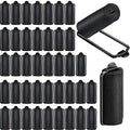 WILLBOND 40 Pieces Sponge Hair Rollers Silk Foam Satin Rollers for Women by Willbond+Technology+Limited
