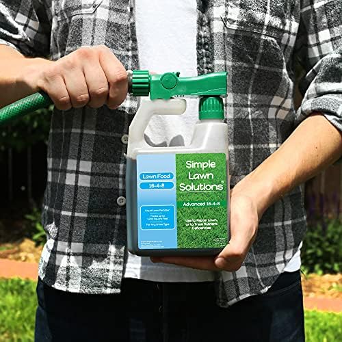 Advanced 16-4-8 Balanced NPK - Lawn Food Quality Liquid Fertilizer - Spring & Summer Concentrated Spray - Any Grass Type - Simple Lawn Solutions (32 Ounce) - Image 3