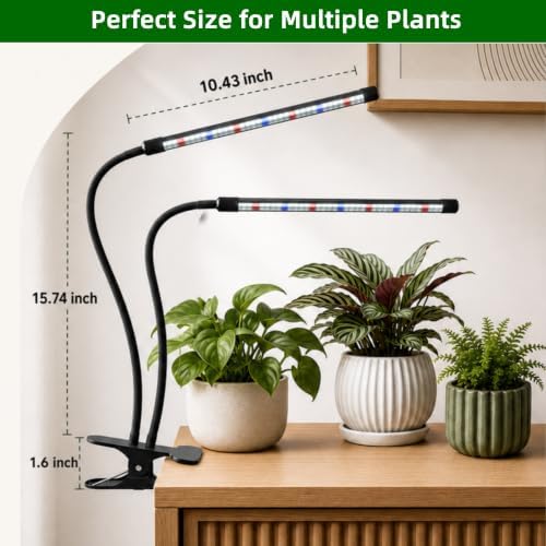 Grow Light,6000K Full Spectrum Indoor Plant Growing Lamp - Image 2
